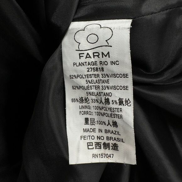 FARM Rio Black Fringe Blazer - Picture 9 of 10